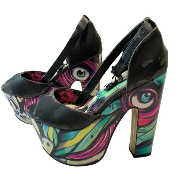 Iron Fist Skin Crawler Super Platform Heel EU Sz36/US5 - Picture 2 of 11